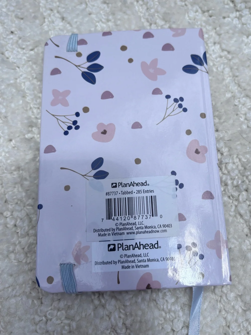 🎉NWOT🎉 Pink Floral Password Notebook with Elastic Closure